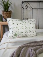 Pernă matlasată anti-alergică, albă cu aloe vera, 50×70 - imagine 2