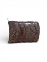 Set 6 bucăți huse de scaun, din jacard cu model,maro închis - imagine 2