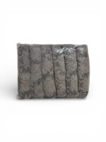 Set 6 bucăți huse de scaun, din jacard cu model,maro deschis - imagine 2