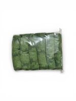 Set 6 bucăți huse de scaun, din jacard cu model, verde - imagine 2