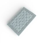 Traversă modernă, crem cu romburi, 60x90 cm